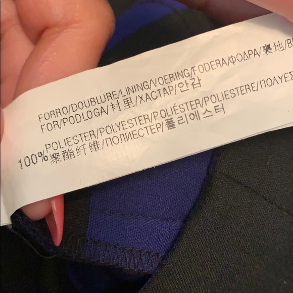 Zara Trafaluc Black & Blue Striped Dress - Picture 7 of 8